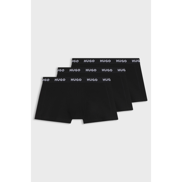 Boxer da uomo HUGO Trunk Triple Design x3 Pack