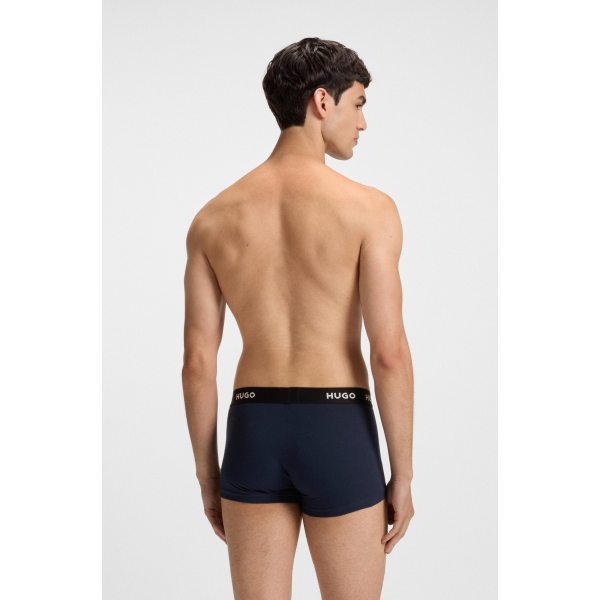 Boxer da uomo HUGO Trunk Triple Design x3 Pack