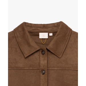 Overshirt da donna GIANNI LUPO GLD1004YD in ecosuede