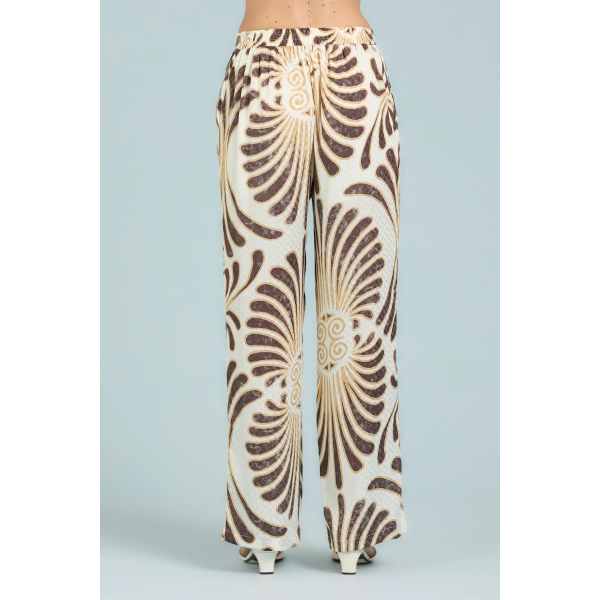 Pantalone da donna TAKE TWO DK02739 a fantasia