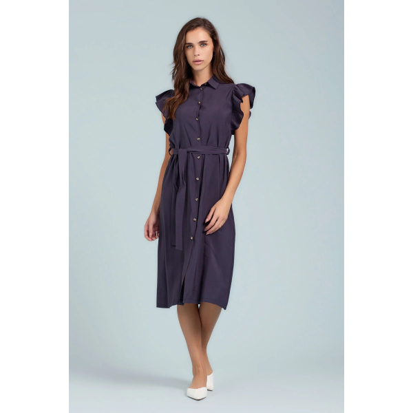 Abito da donna TAKE TWO DK03009 chemisier con rouches