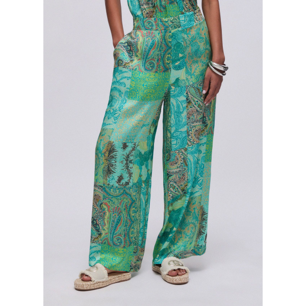 Pantalone da donna LIU JO VA6067 TS124 stampa cashmere