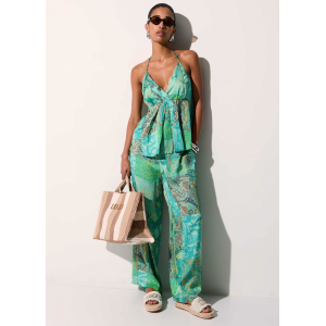 Pantalone da donna LIU JO VA6067 TS124 stampa cashmere