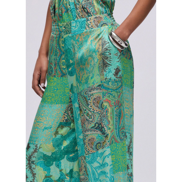 Pantalone da donna LIU JO VA6067 TS124 stampa cashmere