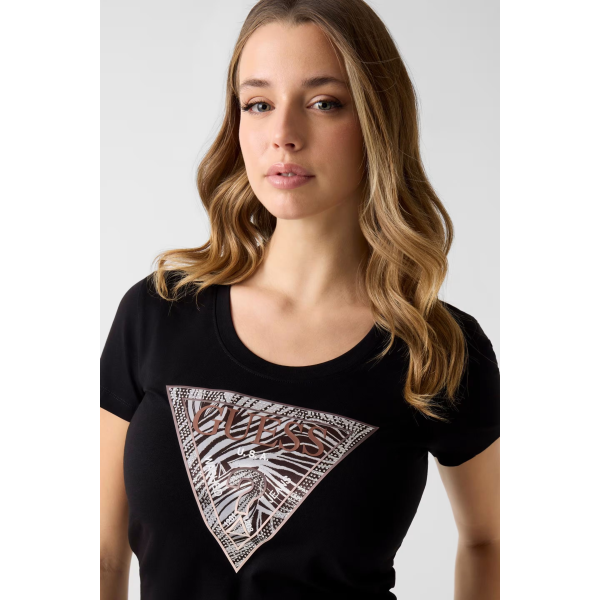 T-Shirt da donna GUESS W6GI19 K3042 Zebra