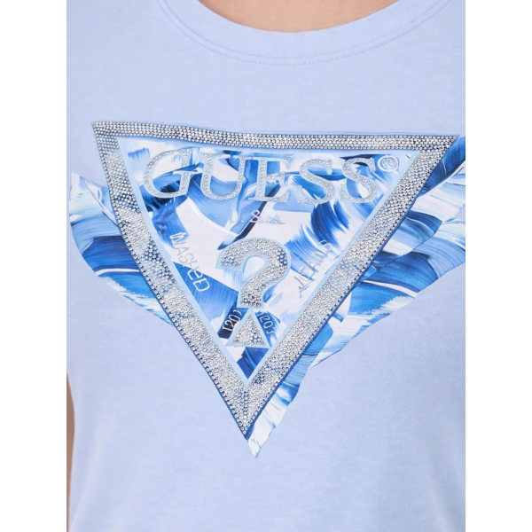 T-Shirt da donna GUESS W6GI11 K3026 Feather