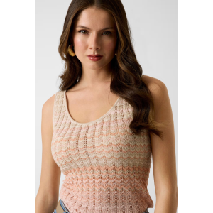 Canotta in maglia da donna GUESS W6GR08 Z0589 Rosalyn