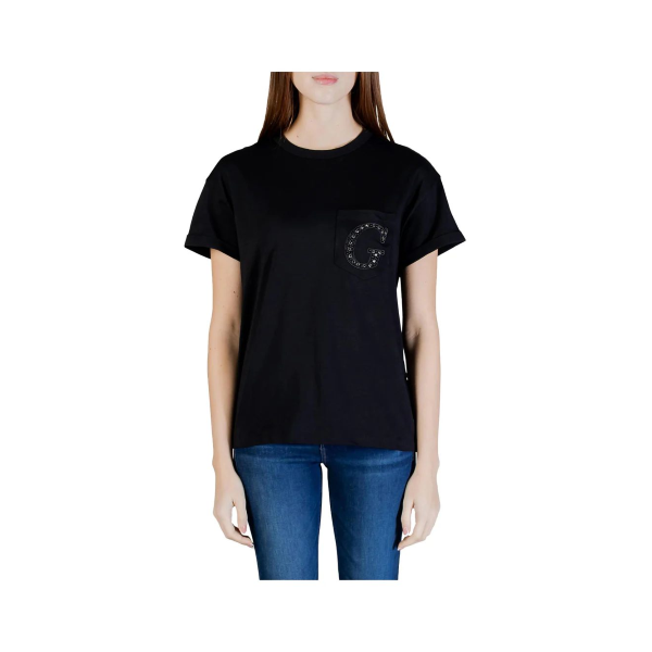 T-Shirt da donna GUESS W6GI17 K3037 Pocket G Logo