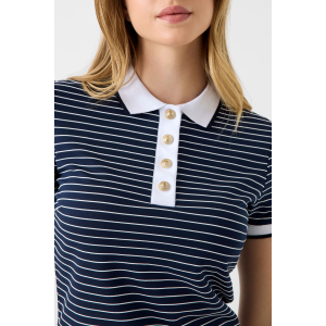 Polo da donna GUESS W6GP17 K2946 Alphonsine Striped