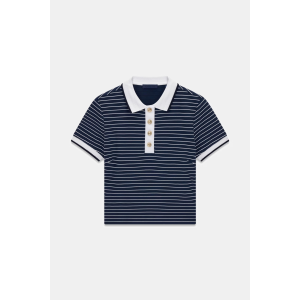 Polo da donna GUESS W6GP17 K2946 Alphonsine Striped