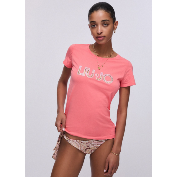 T-Shirt da donna LIU JO VA6169 JS003 P9491