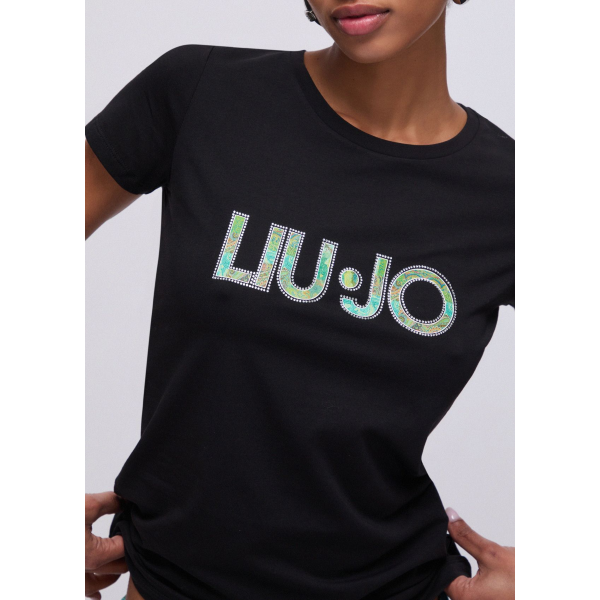 T-Shirt da donna LIU JO VA6169 JS003 Q9136