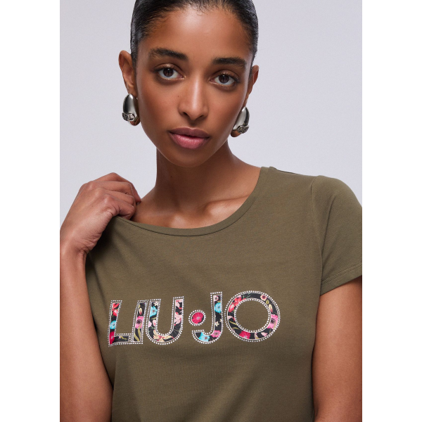 T-Shirt da donna LIU JO VA6169 JS003 Q9136