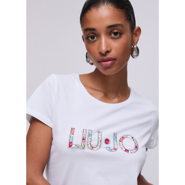 T-Shirt da donna LIU JO VA6169 JS003 Q9136