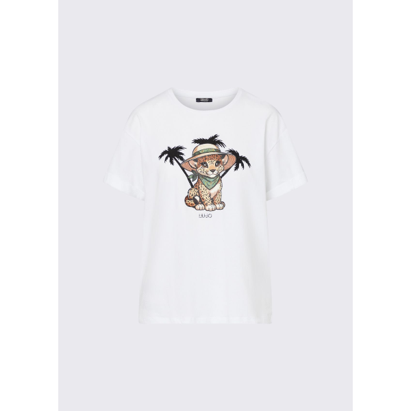 T-Shirt da donna LIU JO VA6170 JS003