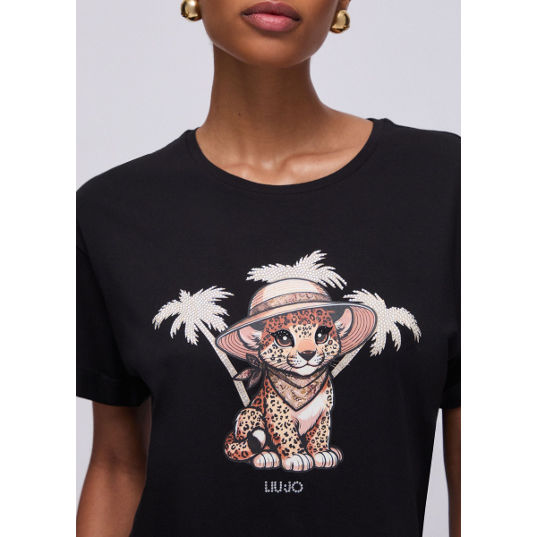 T-Shirt da donna LIU JO VA6170 JS003