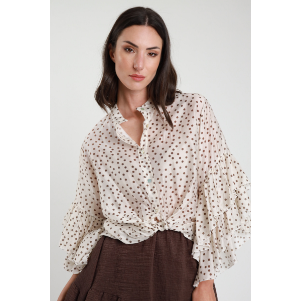 Camicia da donna SUSY MIX 19826PO a pois