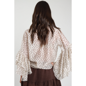 Camicia da donna SUSY MIX 19826PO a pois
