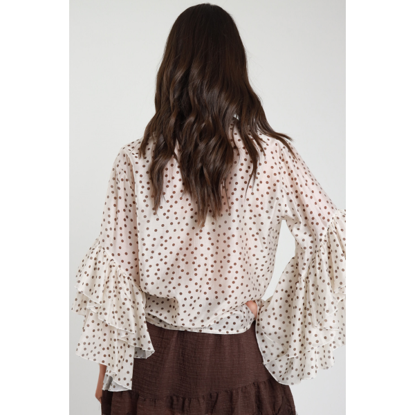 Camicia da donna SUSY MIX 19826PO a pois
