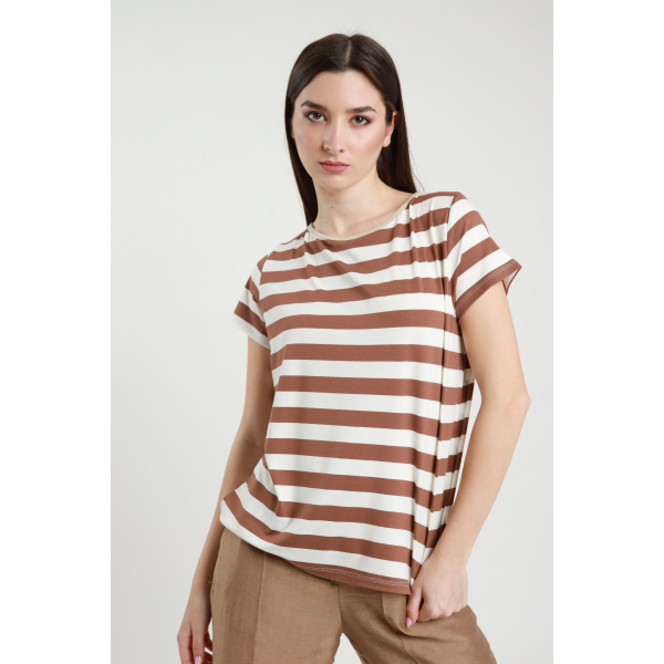 T-Shirt da donna SUSY MIX 12126 a righe