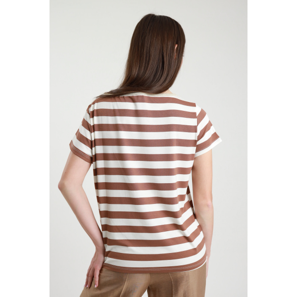 T-Shirt da donna SUSY MIX 12126 a righe
