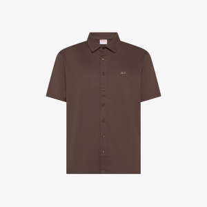 Camicia da uomo SUN68 A36134 jersey mercerizzato