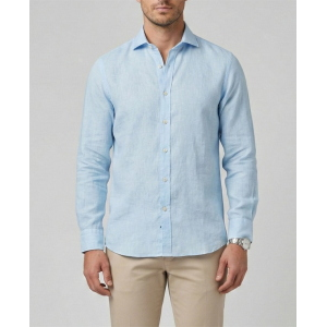 Camicia da uomo MARKUP MK13003 in lino con collo francese