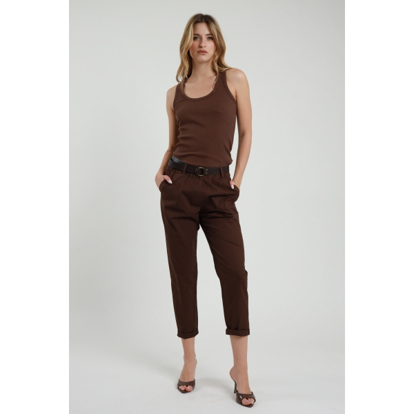 Pantalone da donna SUSY MIX 1222426 con cintura