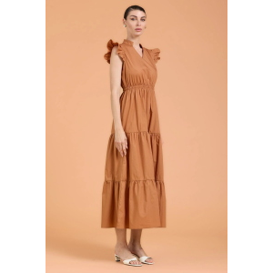 Abito da donna TAKE TWO DK02701 con rouches spalle