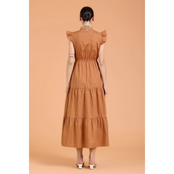 Abito da donna TAKE TWO DK02701 con rouches spalle