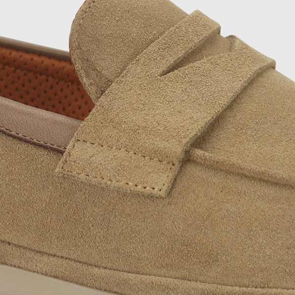 Mocassino da uomo AMBITIOUS 12912-1590AM AMBER Suede Loafer